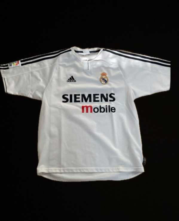 Maillot REAL MADRID 2003 2004 Domicile Taille M Blanc 021804